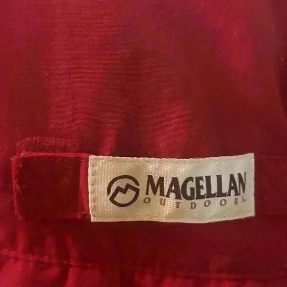 Men’s Magellan Red Performance Fishing‎ Short Sleeve Vented Lightweight Sz M - Picture 10 of 14